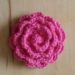 超簡単！かぎ編みで作るバラの花の編み図